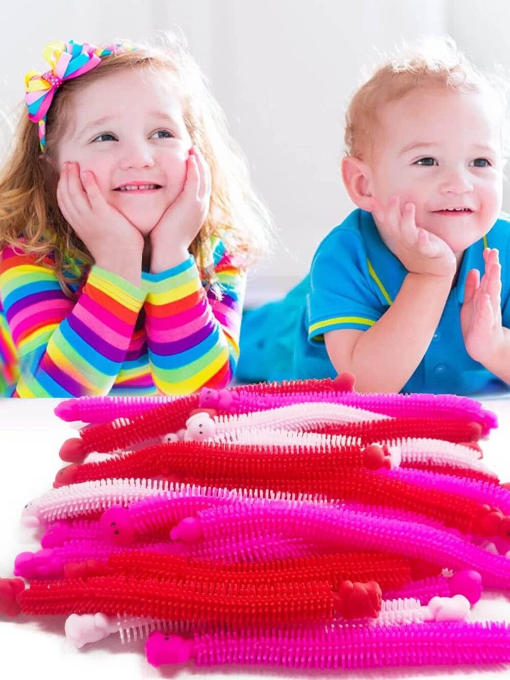 36 Pack Valentines Day Gifts Stretchy Strings Sensory Autism Toys Stretchy Fidge - Picture 6 of 7